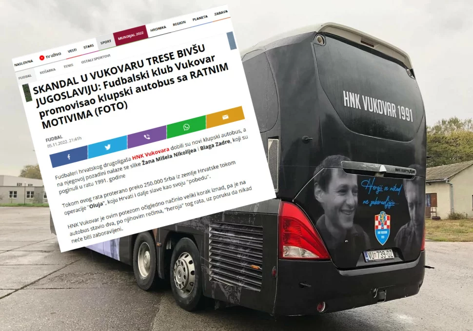 Srpskim Medijima Zasmetao Autobus Vukovaraca Skandal Ina Trese Biv U