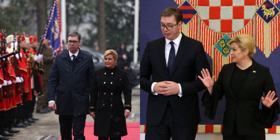 Kolinda Grabar-Kitarović i Aleksandar Vučić