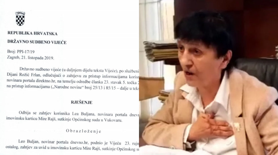 SKANDALOZNO Nestao životopis kontroverzne vukovarske sutkinje, a Ministarstvo pravosuđa nam priznalo da ne raspolaže podacima niti o drugim sucima!
