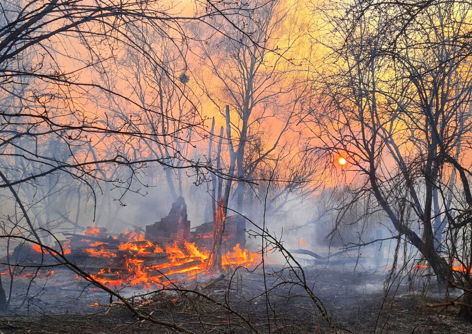 Černobil požar