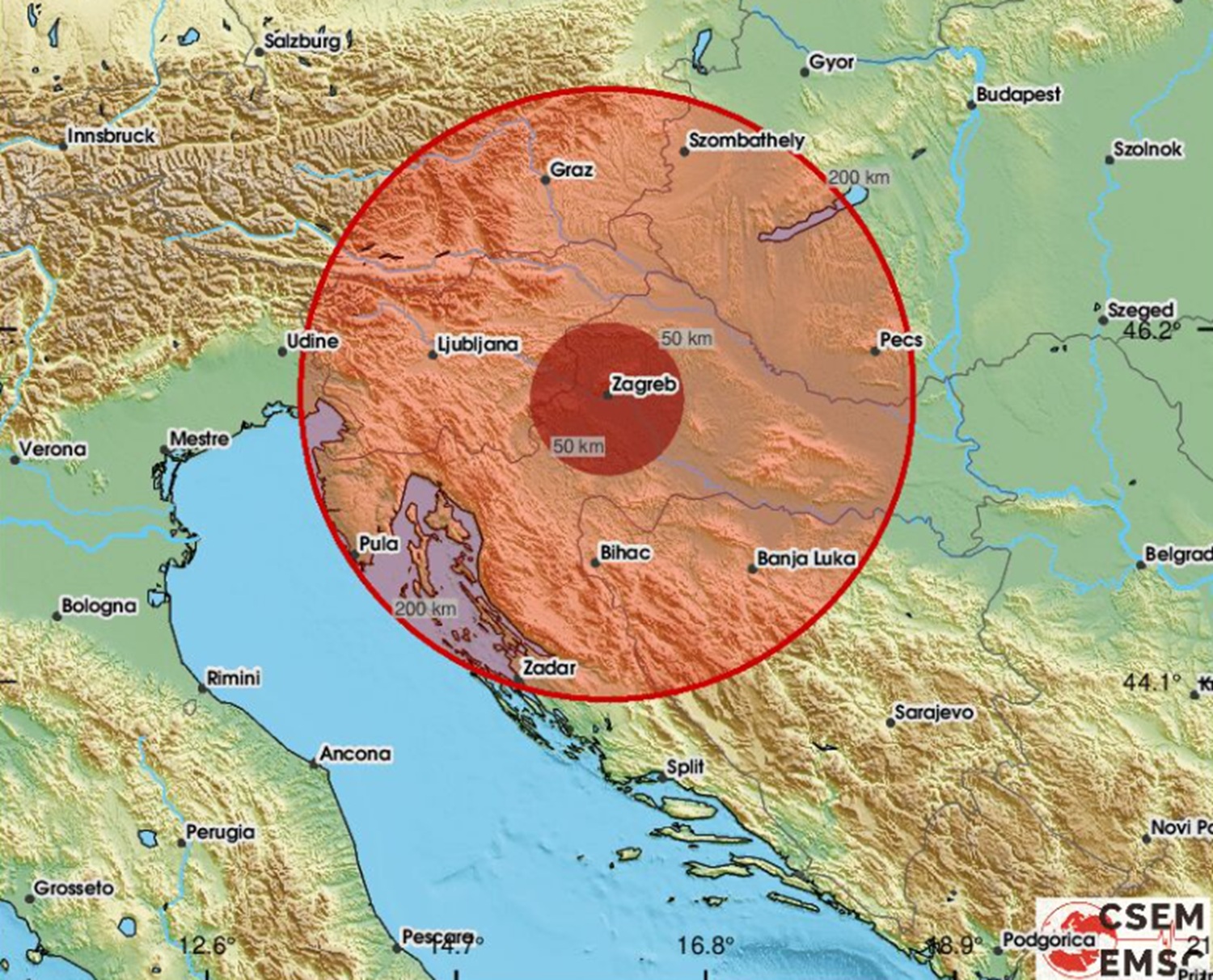 Slabiji potres pogodio Zagreb: 'Probudila sam se iz sna i istrčala iz kreveta'