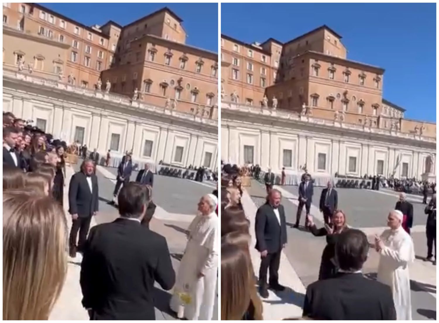 Pogledajte kako je zbor iz Hrvatske pjevao Papi 'Zdravo, Djevo': Sveti Otac im je zapljeskao