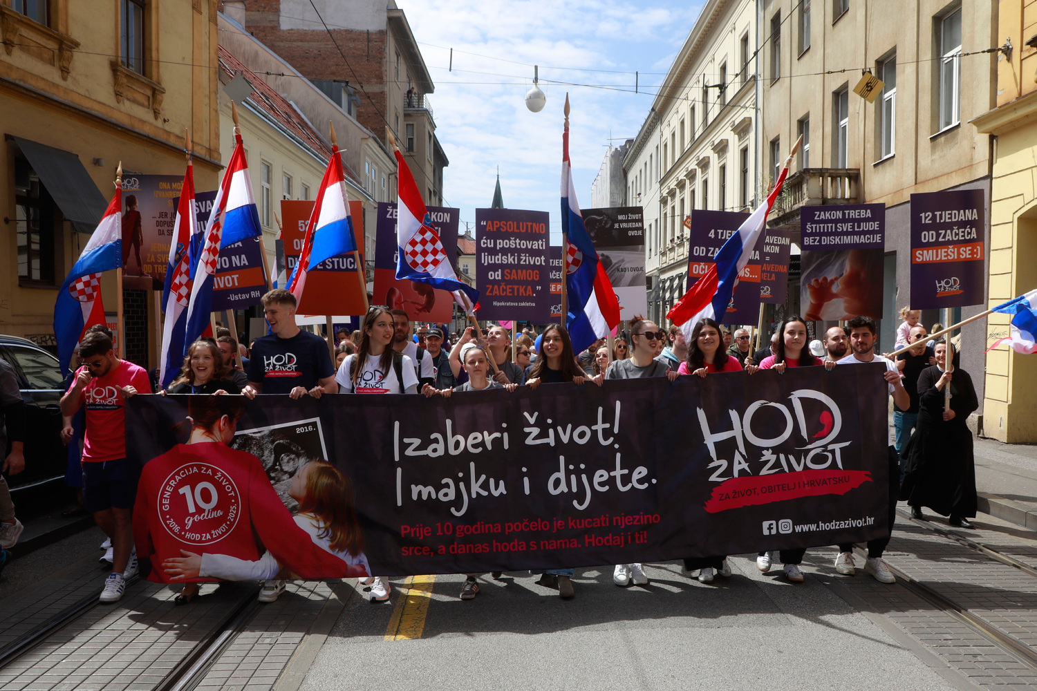 Hod za život uzvratio Tomaševiću: 'Ako je Trg tada bio zauzet, zašto je to tražio od nas?