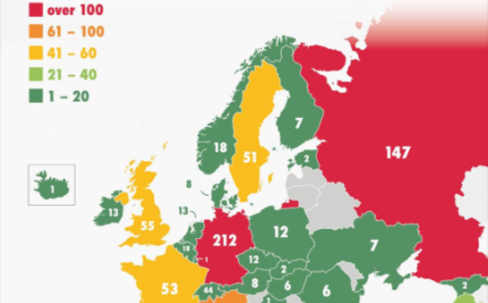 Hrvati u nevjerici zbog ove karte Europe: Na njoj se kao jedini u Lijepoj Našoj našao poznati Rus