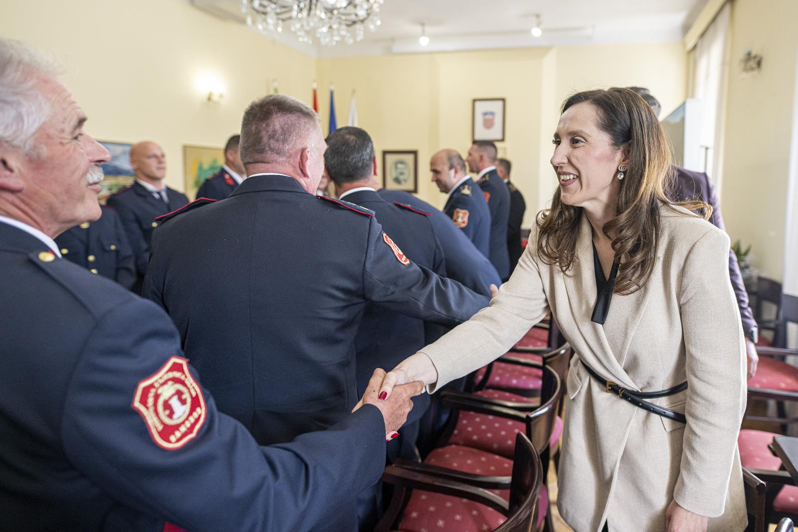 Proslavljen blagdan svetog Florijana u Samoboru: Održan prijem za vatrogasce